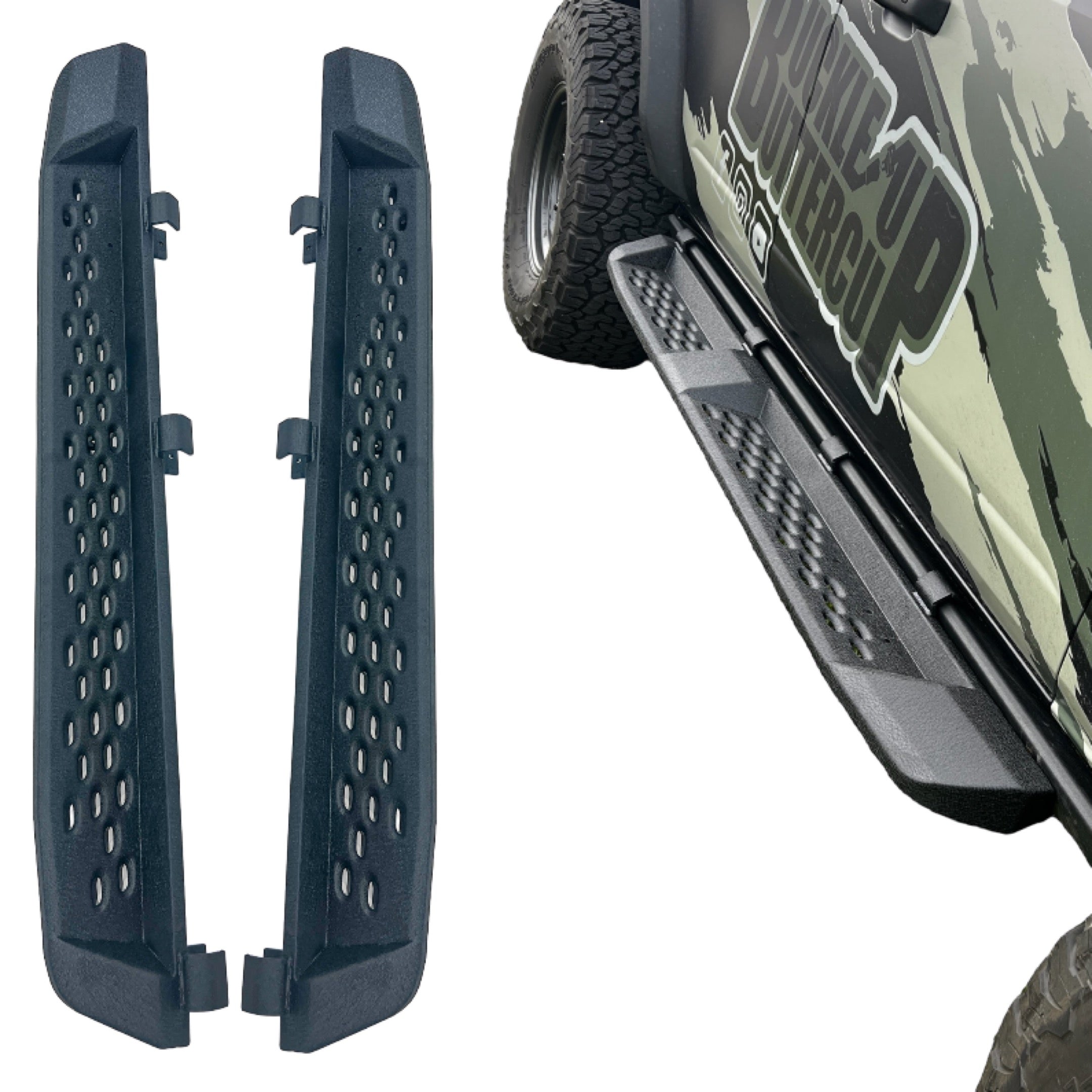 Buckle Up Off-Road Braptor Quick Release Side Steps (Raptor-Style) for