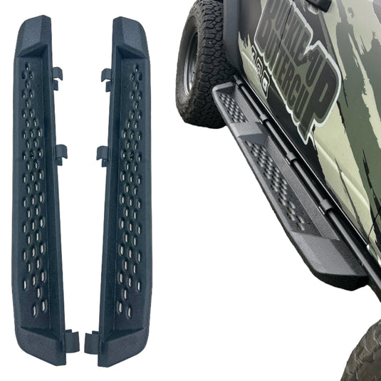 Buckle Up Off-Road Braptor Quick Release Side Steps (Raptor-Style) for 2021+ Bronco with Rock Rails 2 door