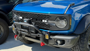 Buckle Up Off-Road Matte Black Badlands-Style Grille for 2021+ Ford Bronco