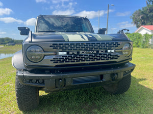 Buckle Up Off-Road Gray Grille for 2021+ Ford Bronco | Badlands-Style