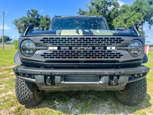 Buckle Up Off-Road Gray Grille for 2021+ Ford Bronco | Badlands-Style