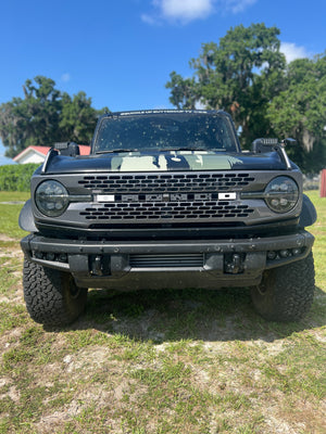 Buckle Up Off-Road Gray Grille for 2021+ Ford Bronco | Badlands-Style