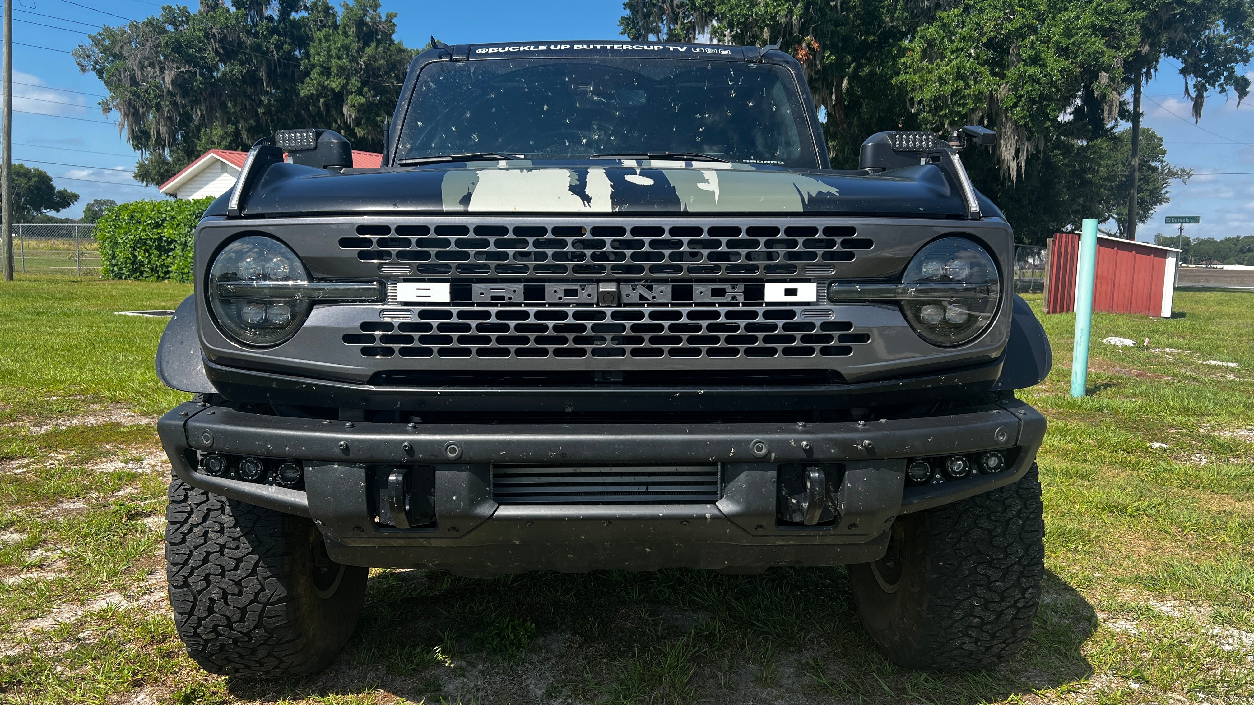 Buckle Up Off-Road Gray Grille for 2021+ Ford Bronco | Badlands-Style