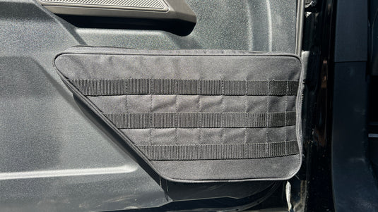 Buckle Up Off-Road Front Door Storage Bag Pockets for 2021+ Ford Bronco - Black - Set of 2