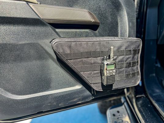 Buckle Up Off-Road Front Door Storage Bag Pockets for 2021+ Ford Bronco - Black - Set of 2