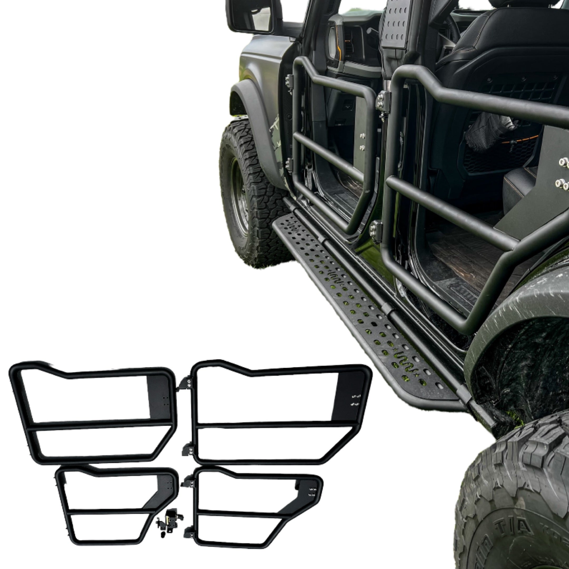 Buckle Up Off-Road Tube Doors for 2021+ Ford Bronco 4 door | bub6gtdoor4