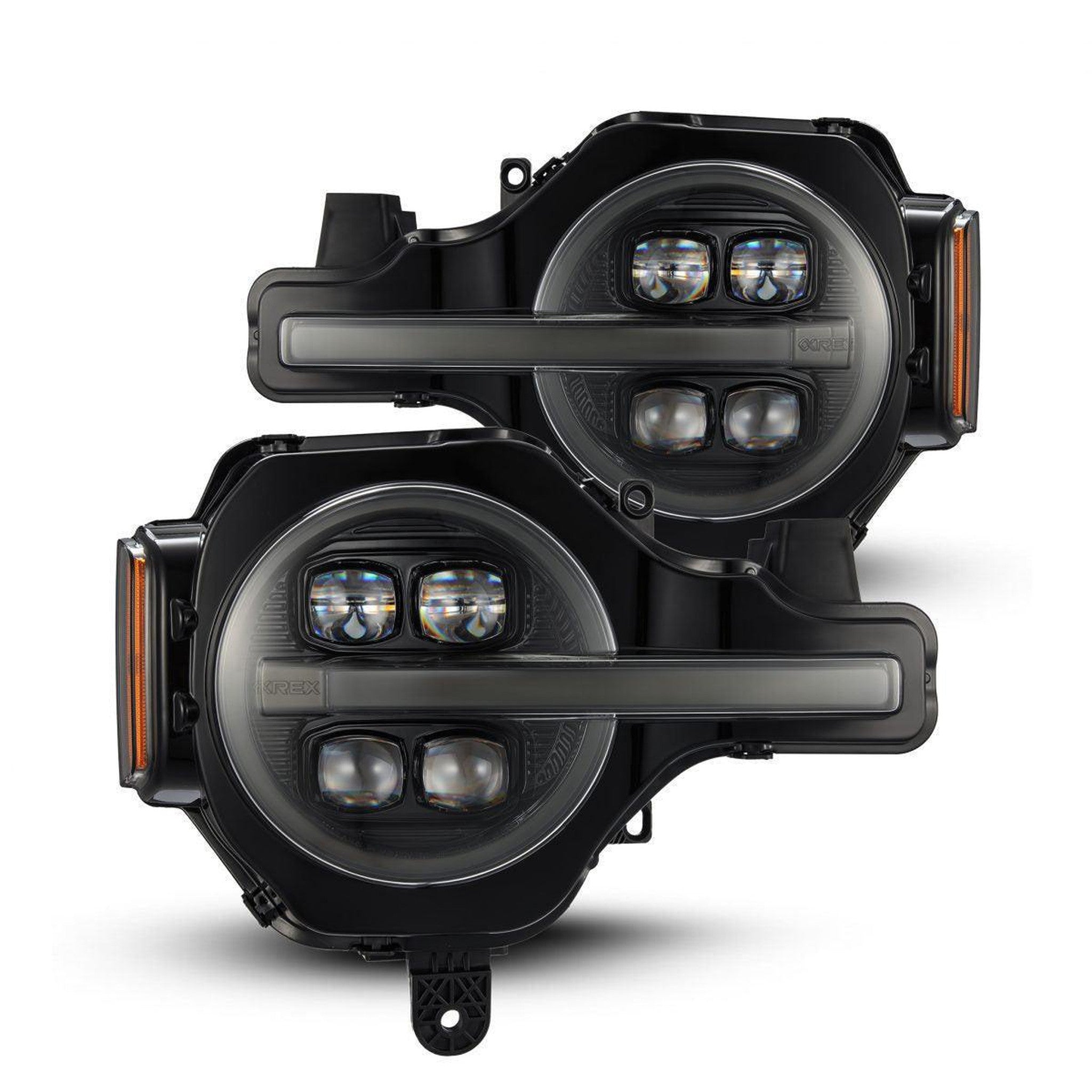 AlphaRex NOVA-Series LED Projector Headlights | 2021+ Ford Bronco - Alpha-Black | 880259