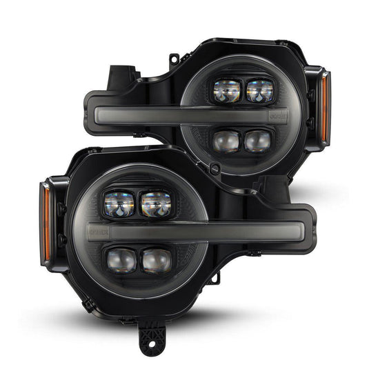 AlphaRex NOVA-Series LED Projector Headlights for 2021+ Ford Bronco - Alpha-Black | arx880259