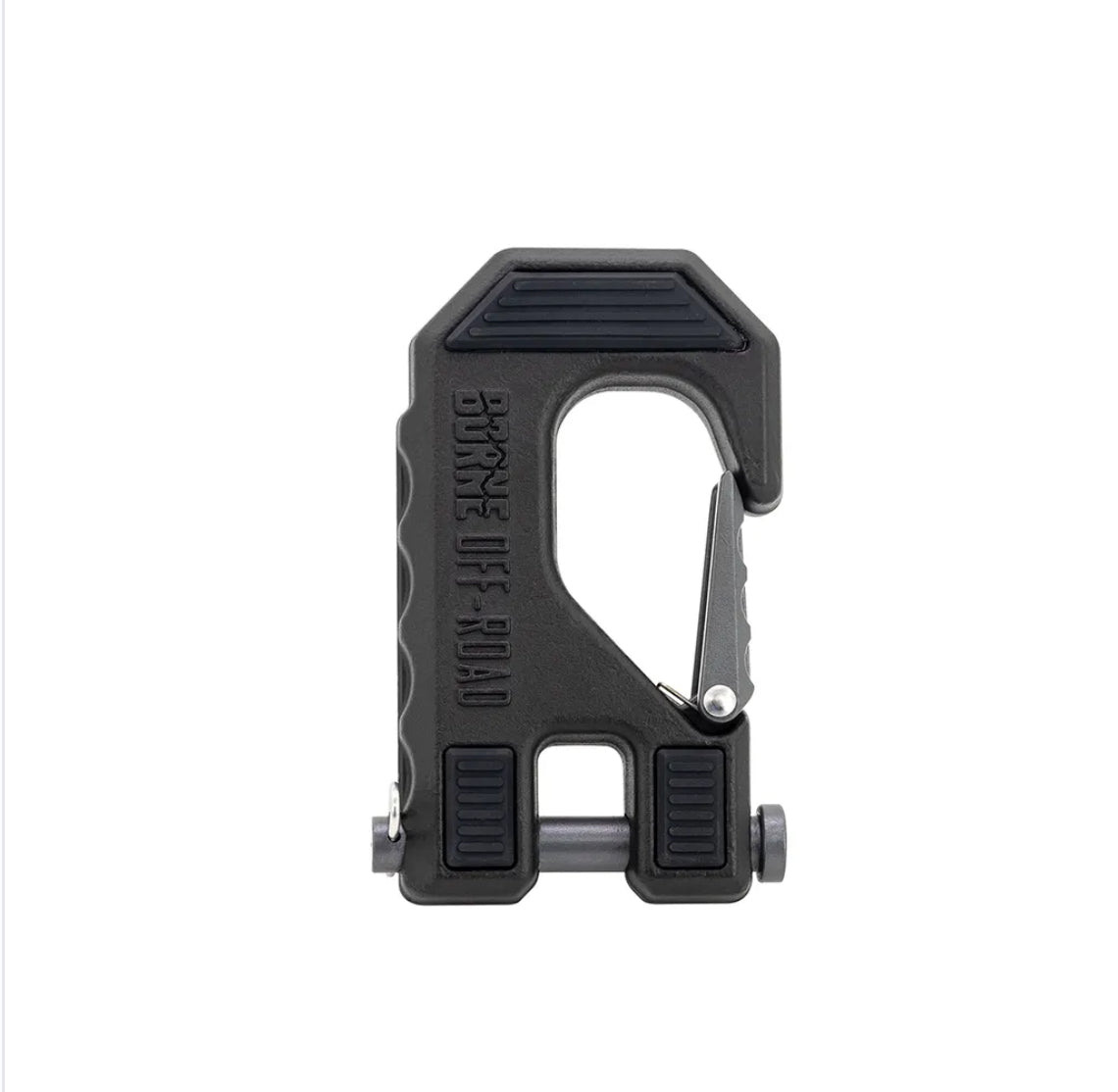 Borne Off-Road Winch Hook w/ Hand Tether for Ford Bronco & Universal Fitment | BNWN-HK-01BK