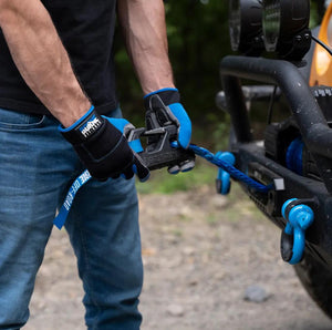 Borne Off-Road Winch Hook w/ Hand Tether for Ford Bronco & Universal Fitment | BNWN-HK-01BK