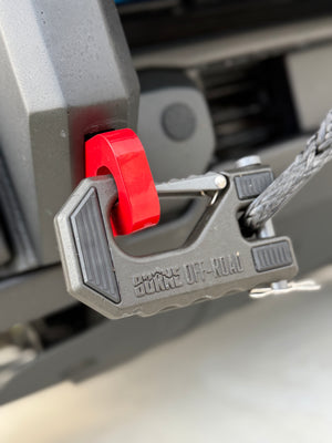 Borne Off-Road Winch Hook w/ Hand Tether for Ford Bronco & Universal Fitment | BNWN-HK-01BK