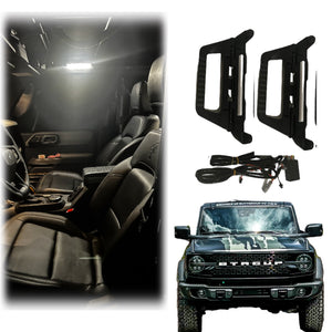 LUMEN8 Grab Handles with Lighting Option for 2021+ Ford Bronco 2-Door Kit | bub6glh2drkit