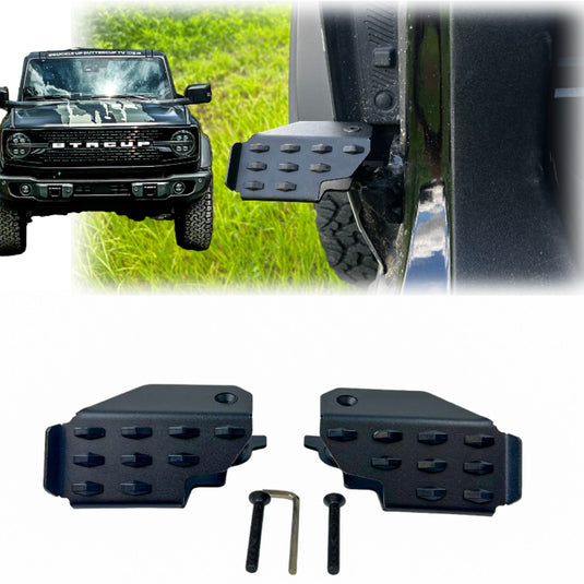 Buckle Up Off-Road Foot Rest Peg Pedal for 2021+ Ford Bronco Set of 2