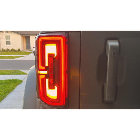 Lumen8 OEM Style Red Tail Lights w/ Sequential Turn Signal for 2021+ Ford Bronco w/ Signature LED Tail Lights ONLY