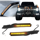 Lumen8 Amber Trail Site Lights with Sequential Turn Signal for 2021+ Ford Bronco | bub6gtraillite