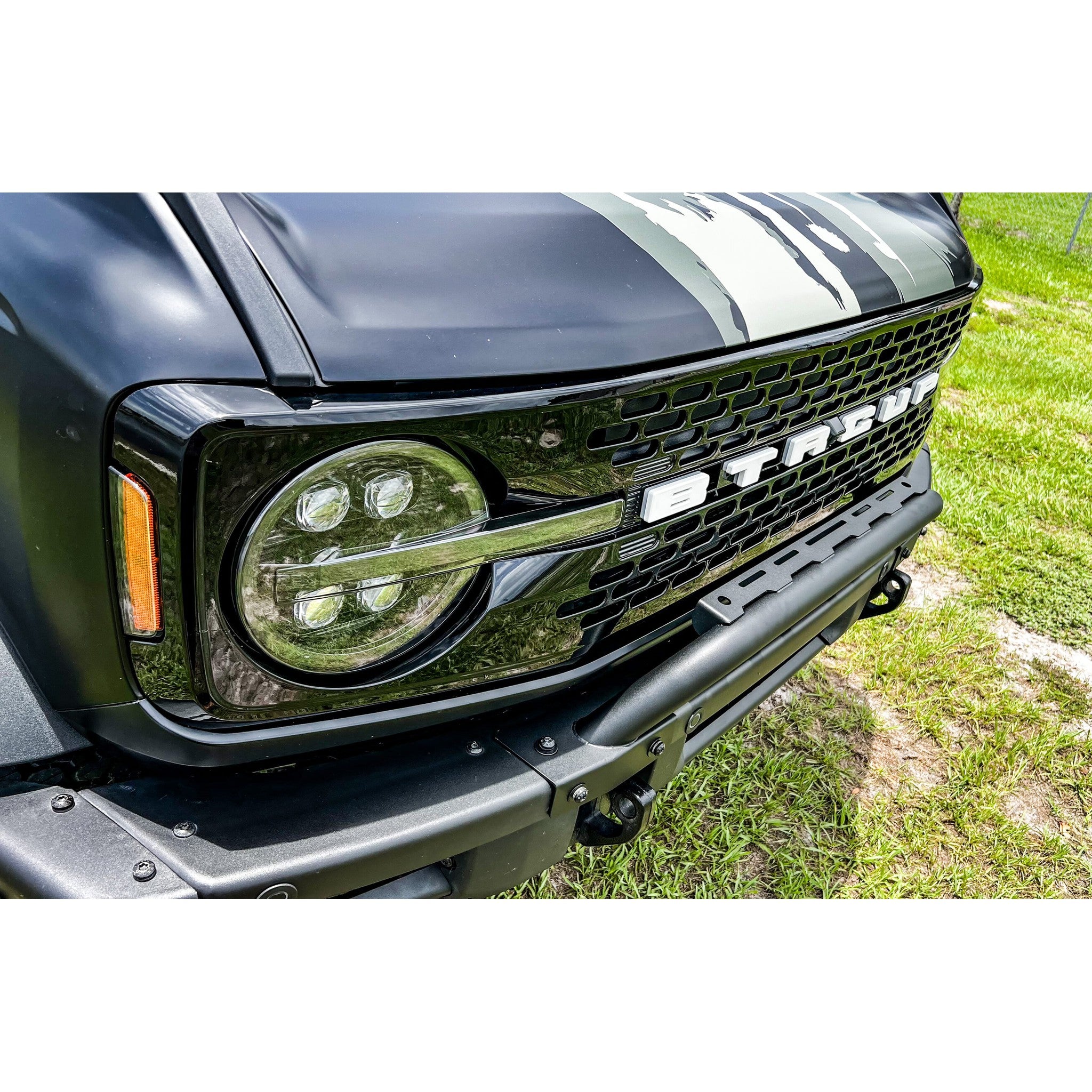 Buckle Up Off-Road Mini Bull Bar with Light Mount for 2021+ Ford Bronco with Modular Bumper | bub6gminibulllight