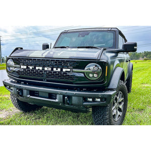 Lumen8 Hybrid R Dual Fog Light for 2021+ Ford Bronco with Modular Bumper & AUX Switches | bub6grhybridfogaux