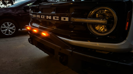 Lumen8 Bull Bar with Amber Lighting for 2021+ Ford Bronco with Modular Bumper