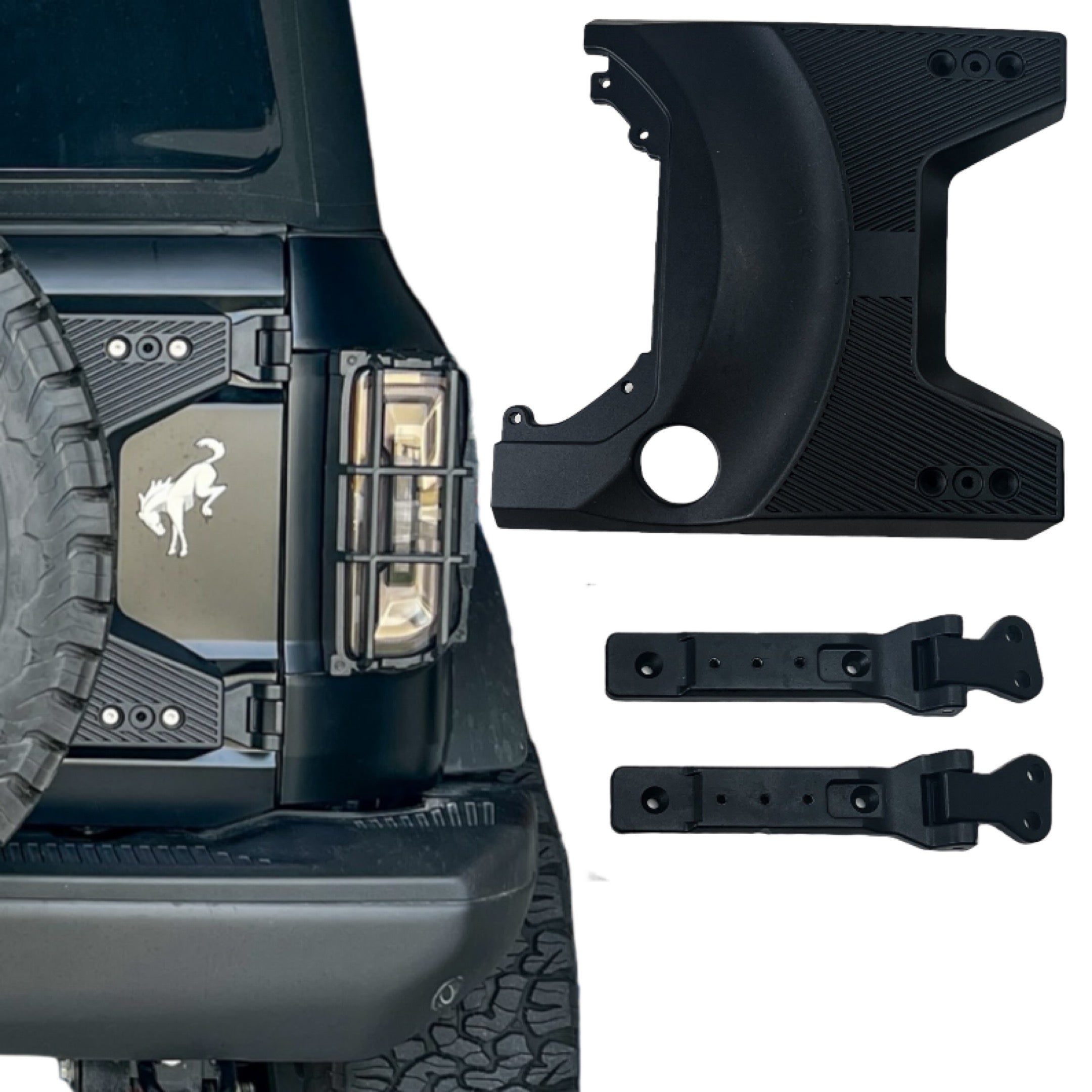 Buckle Up Off-Road Braptor Tailgate Reinforcement & Hinge Replacement (Raptor-Style) for 2021+ Ford Bronco