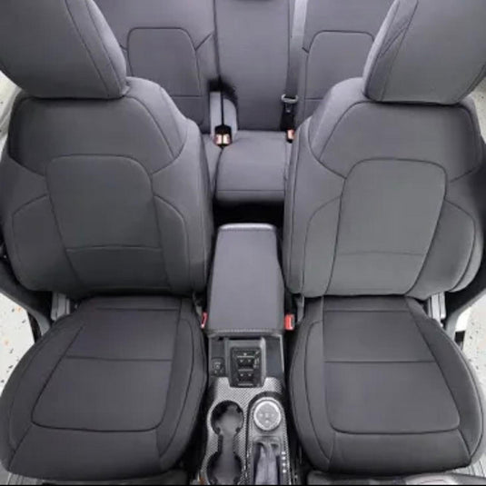 Buckle Up Off-Road Black Neoprene Seat Covers for 2021+ Ford Bronco 4 door