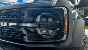 Buckle Up Off-Road Headlight Cover Armor for 2021+ Ford Bronco