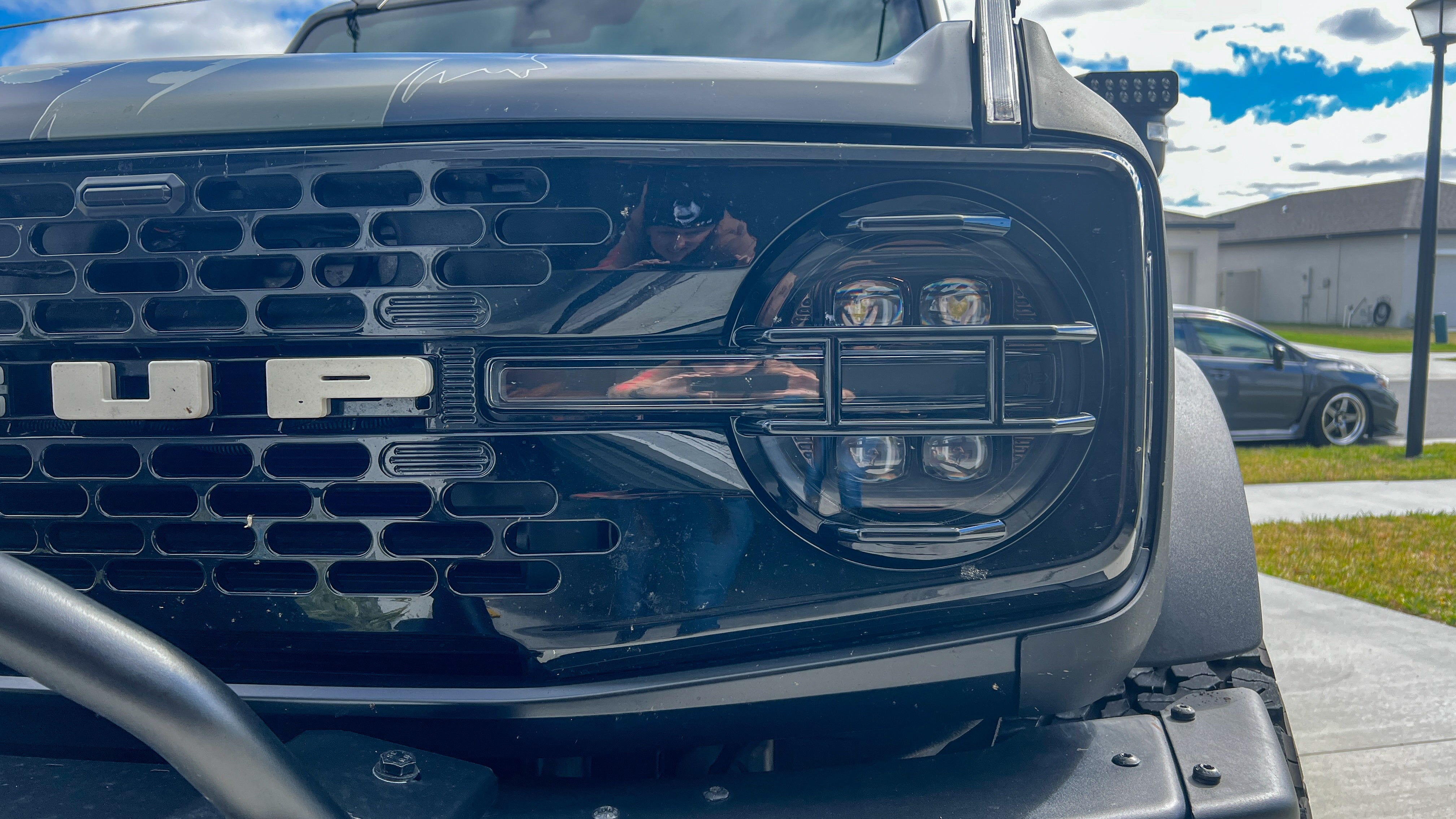 Buckle Up Off-Road Headlight Cover Armor for 2021+ Ford Bronco