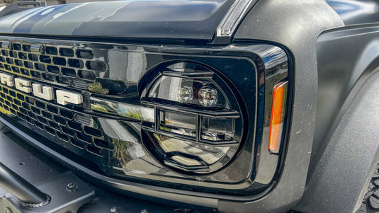 Buckle Up Off-Road Headlight Cover Armor for 2021+ Ford Bronco