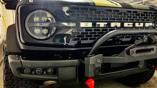 Oracle Lighting Laser Auxilary LED Fog Light Kit for 2021+ Ford Bronco w/ Modular Bumper