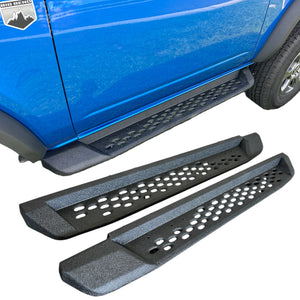 Buckle Up Off-Road 2DR Braptor Bolt On Side Steps (Raptor-Style) for 2021+ Bronco