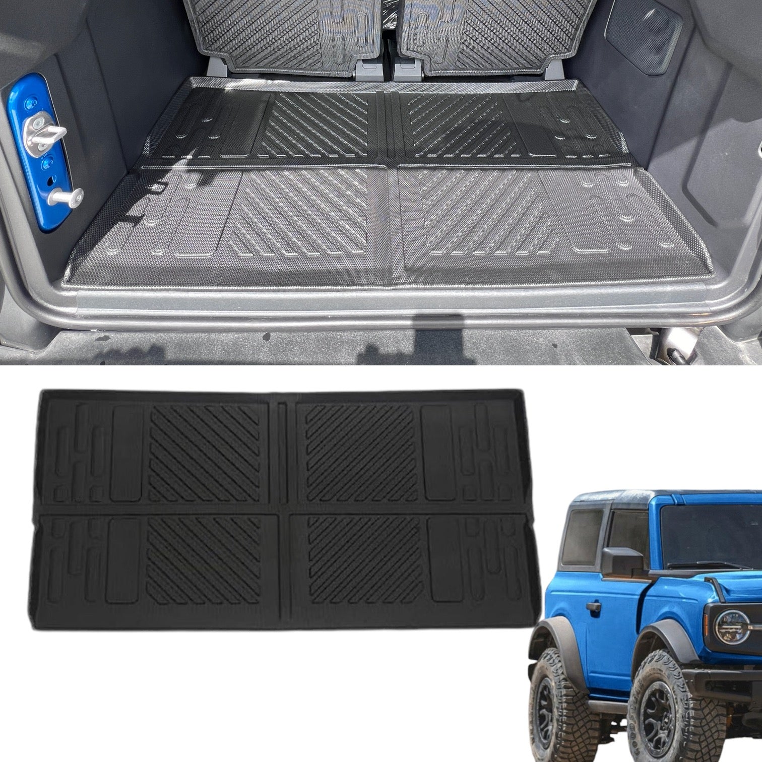 Buckle Up Off-Road Rear Cargo Mat for the 2021+ Ford Bronco (2-Door)