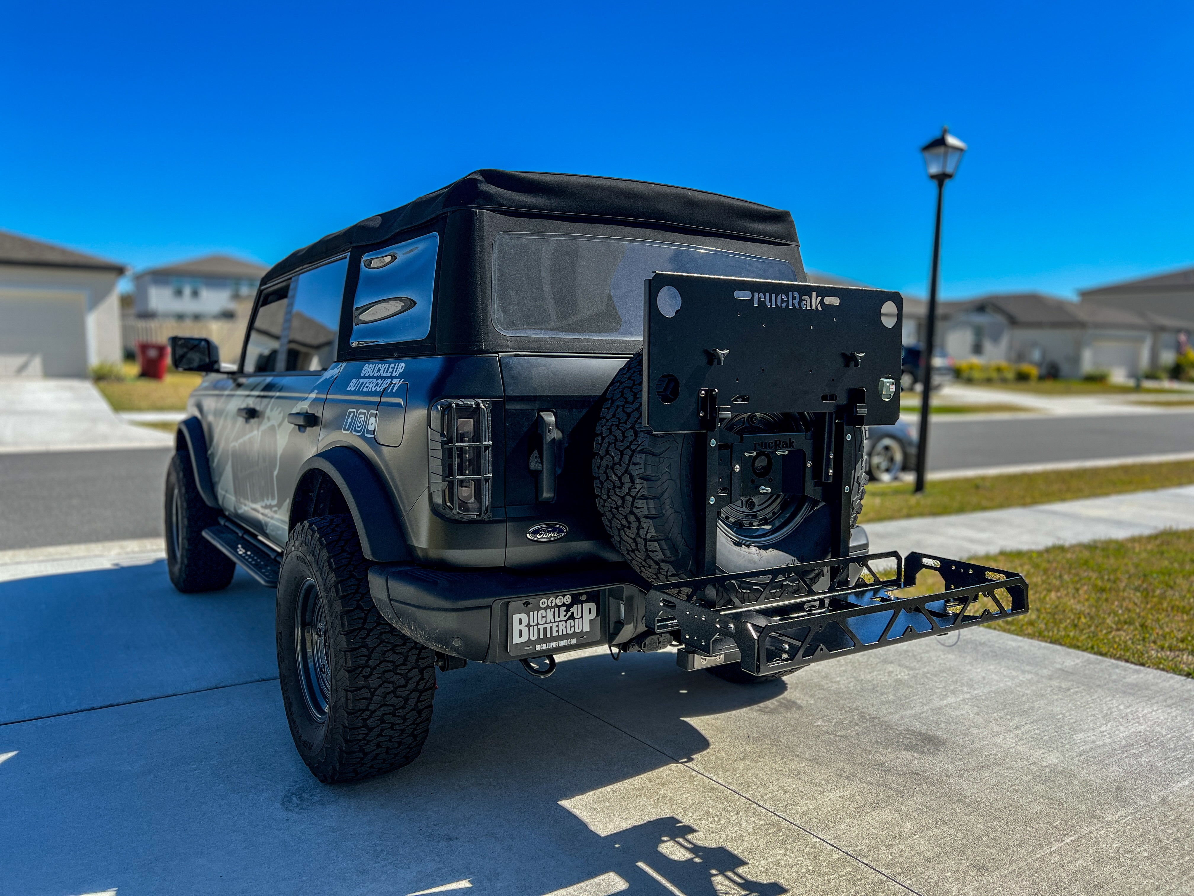 RucRak All-in-one Cargo Carrier, Bike Rack, Table, & More for 2021+ Ford Bronco