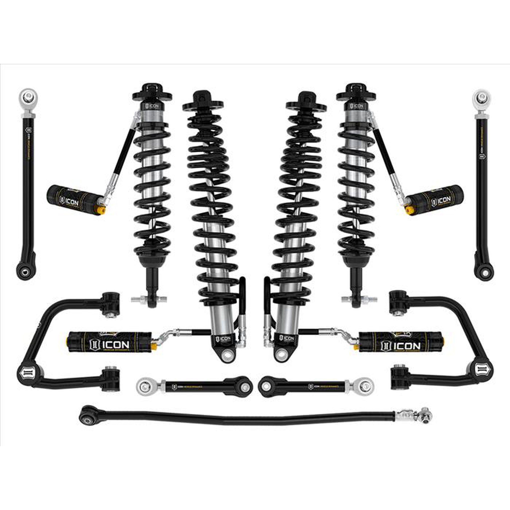 ICON NON-SASQUATCH 3-4" LIFT STAGE 7 SUSPENSION SYSTEM TUBULAR for 2021+ Ford Bronco | icoK40007T