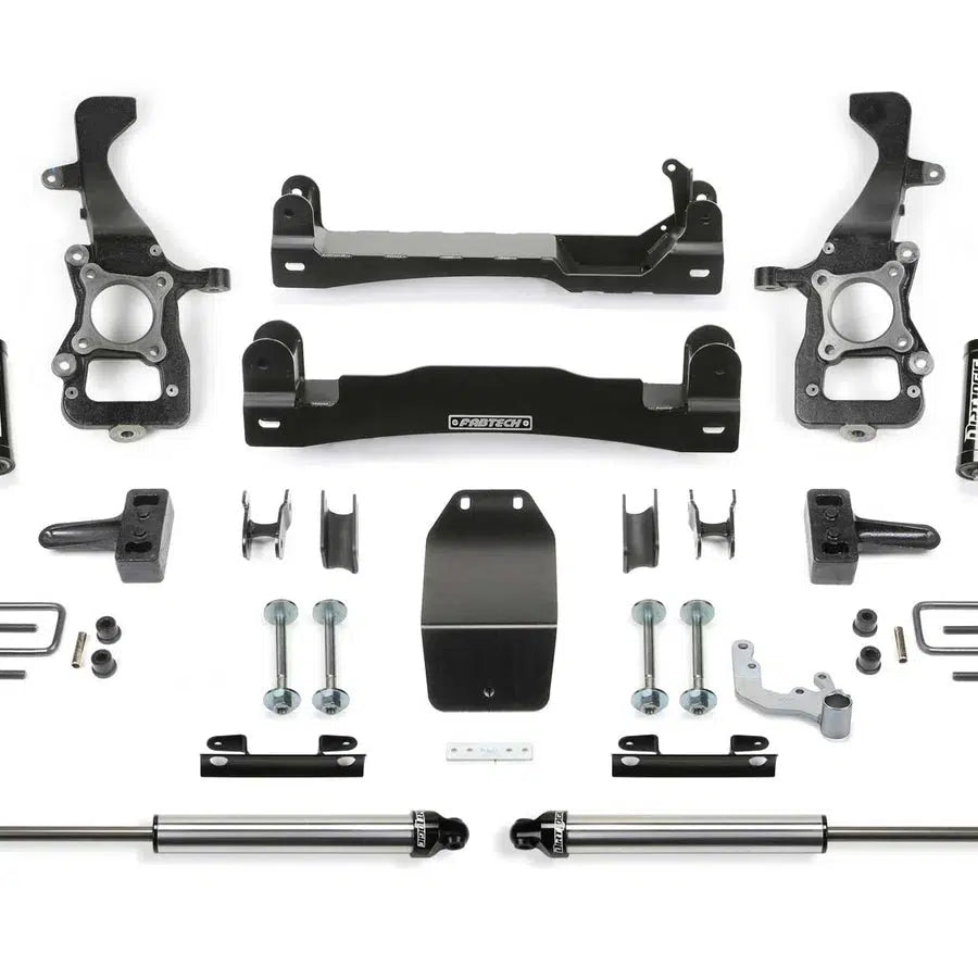 Fabtech 4in UCA Kit w/Uniball & Resi Coilovers for 2021+ Ford Bronco 4-Door Non-Bilstein | K2385DL