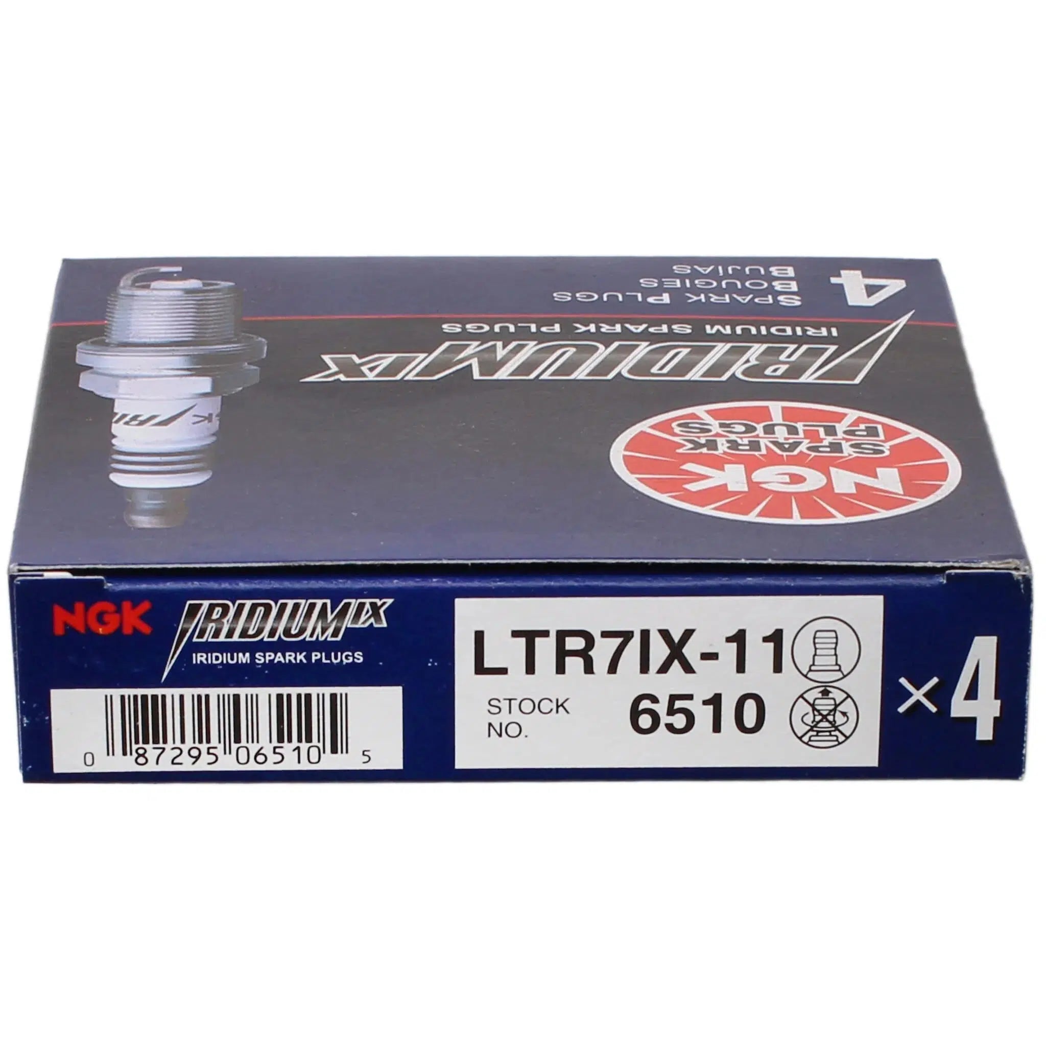 NGK Iridium IX Spark Plug 6510 LTR7IX-11 NGK Iridium IX Spark Plug 6510 LTR7IX-11