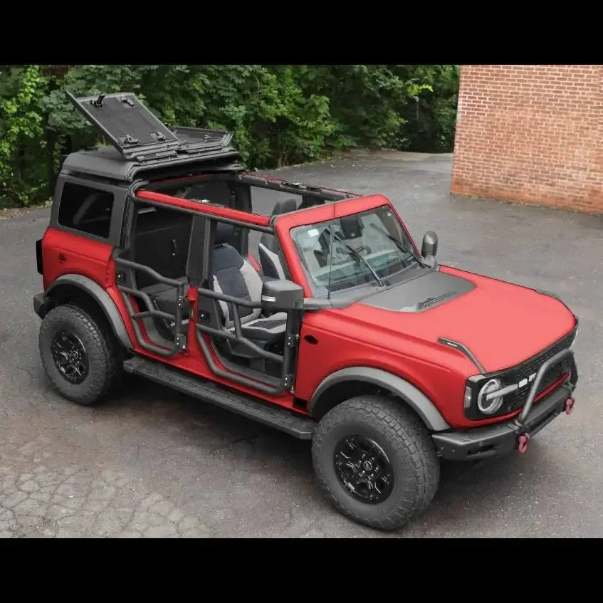 EZ4x4 3 Panel Rack System Full Flip Top Front & Middle Panel Holder for 2021+ Ford Bronco (4 Door)