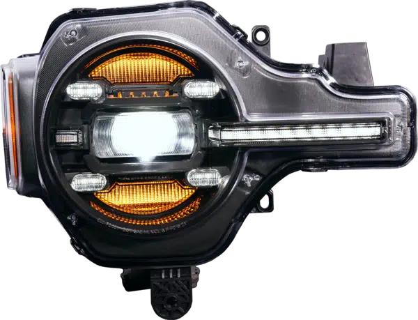 OLM Infinite Series Headlights for 2021+ Ford Bronco (White DRL) | OLME.16010.1