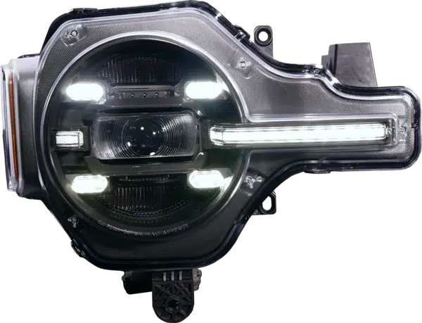 OLM Infinite Series Headlights for 2021+ Ford Bronco (White DRL) | OLME.16010.1