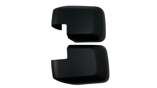 Buckle Up Off-Road Matte Carbon Side Mirror Cap Cover Set for 2021+ Ford Bronco Base