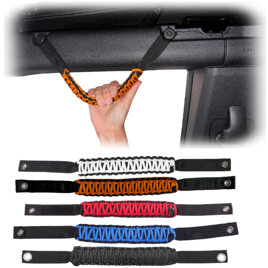 Buckle Up Off-Road Paracord Grab Handles Set of 2 for 2021+ Ford Bronco - Various Colors