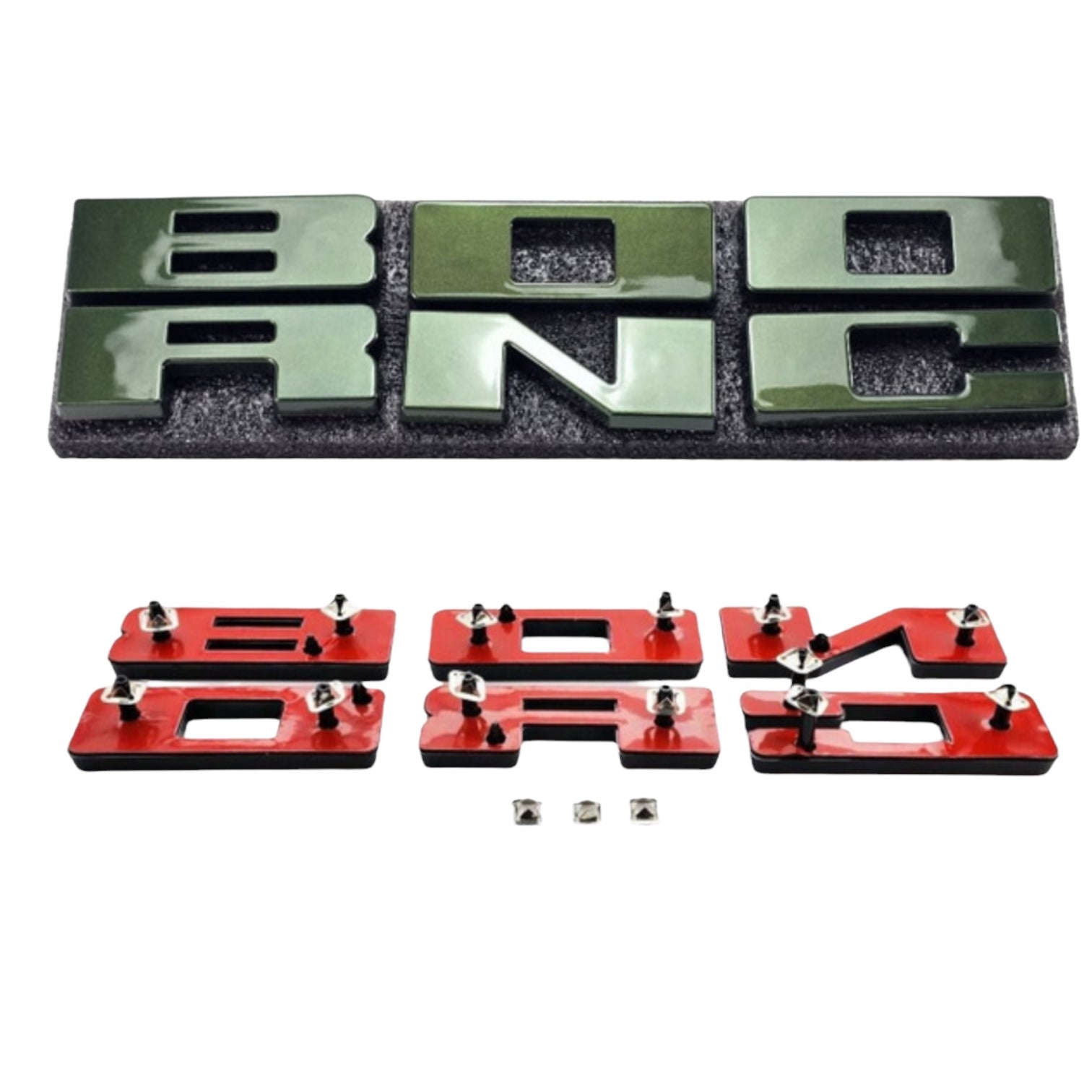 UPR Bronco Grille Replacement Lettering (Eruption Green) | UPR-3683-18