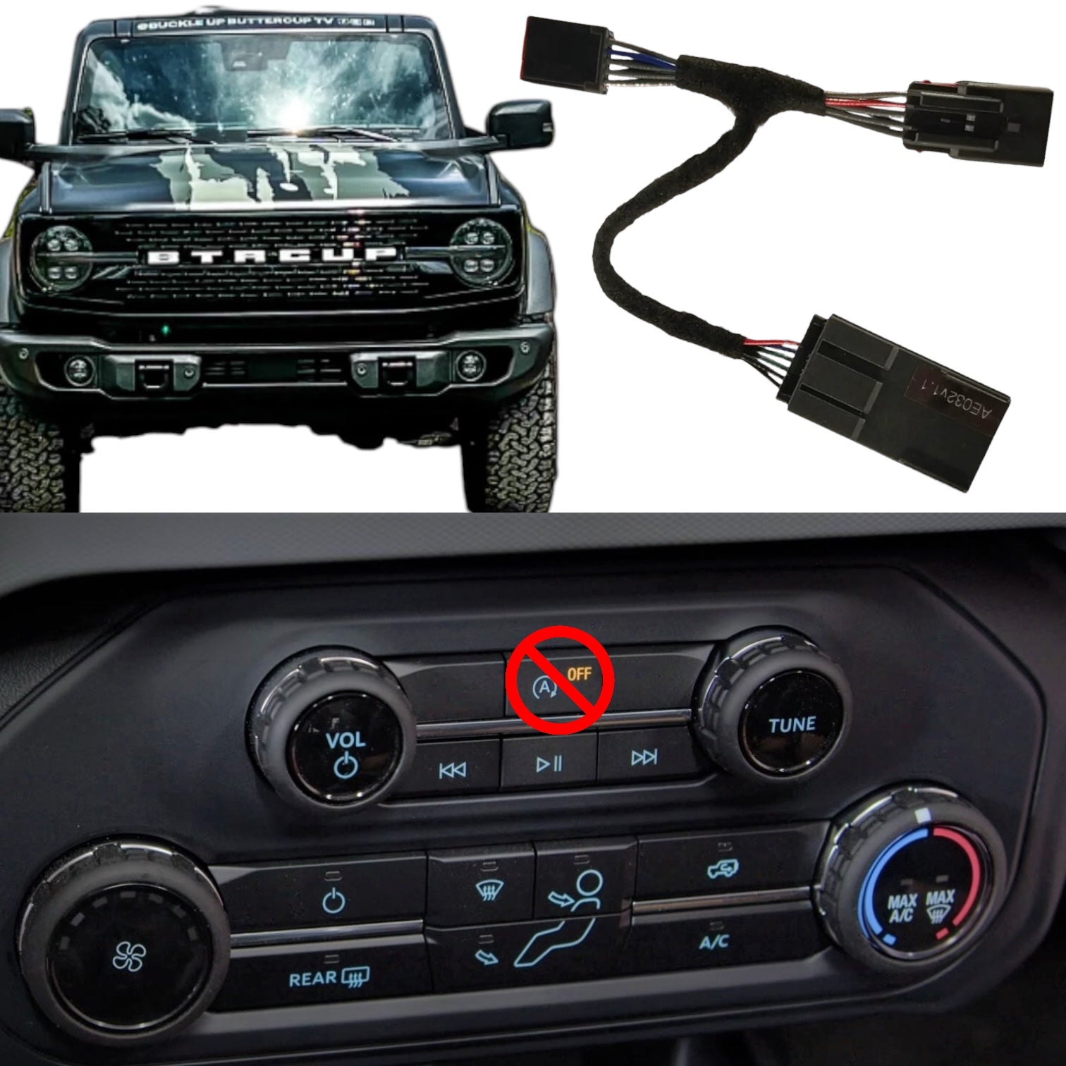 AutoStop Eliminator for 2021+ Ford Bronco & Bronco Raptor