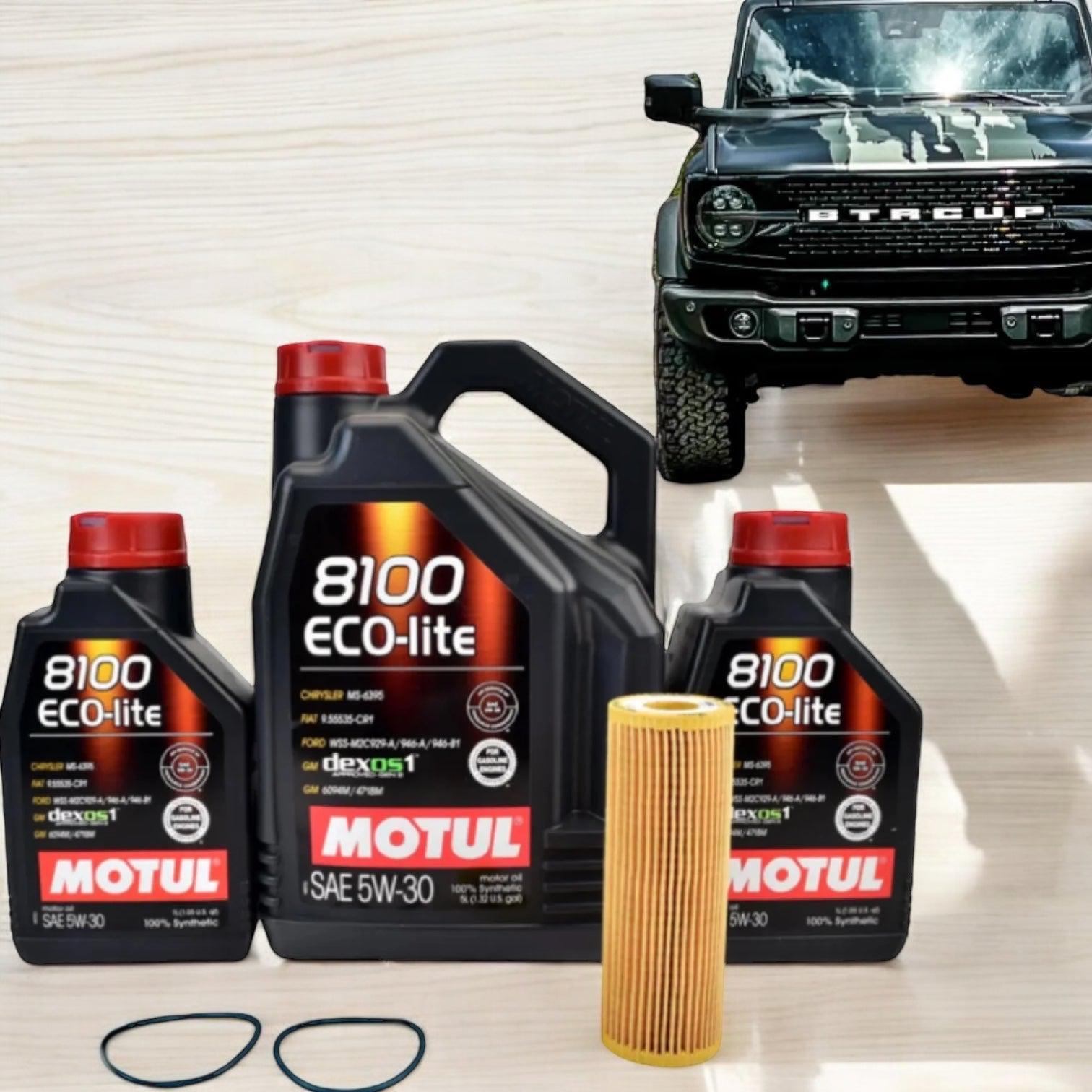 Buckle Up Off-Road Oil Change Kit WITHOUT Drain Plug for 2.7L 2021+ Ford Bronco