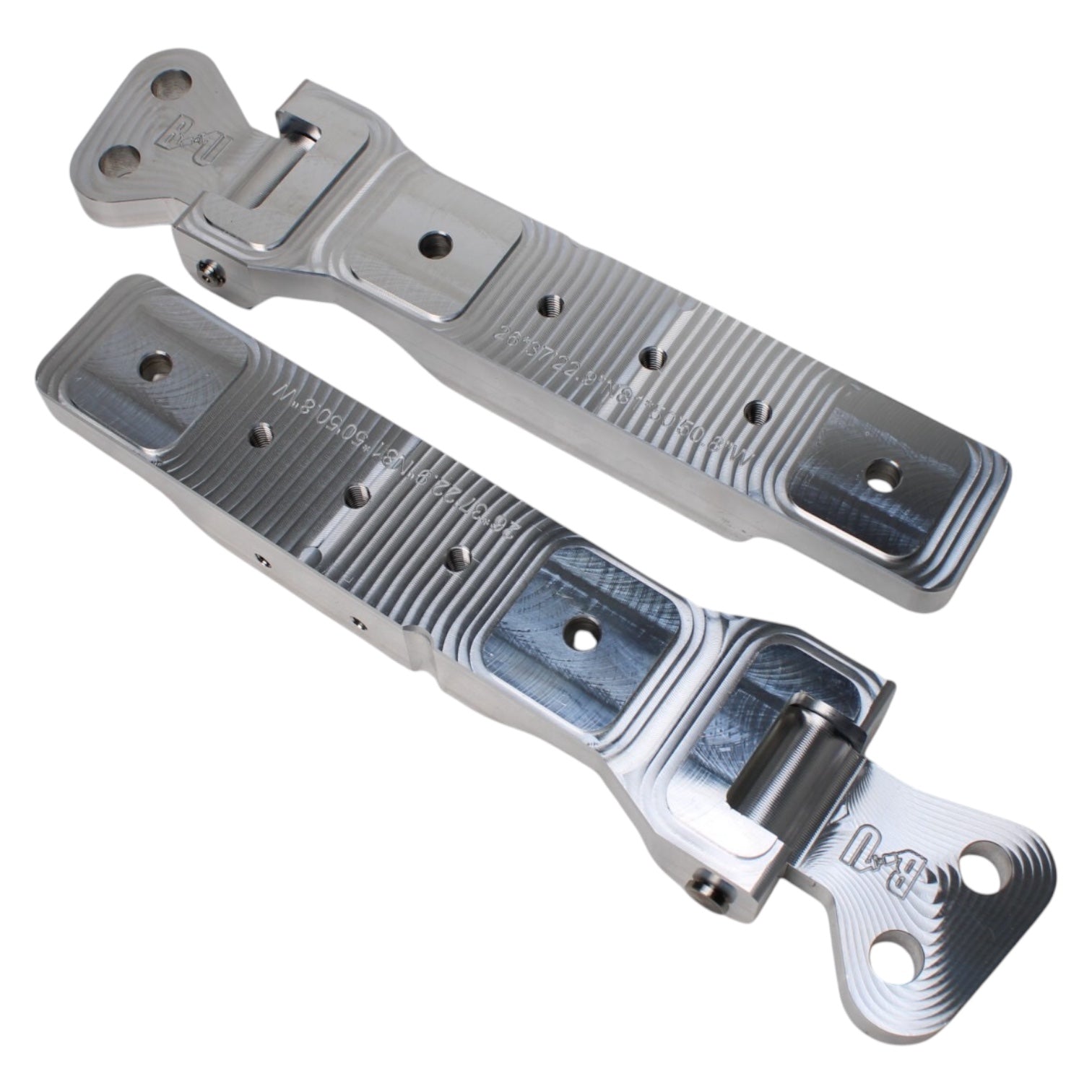 Buckle Up Off-Road Heavy Duty Billet Aluminum Black Tailgate Hinges Set of 2 | Made in USA
