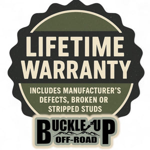 Buckle Up Off-Road 1 inch Wheel Spacers 6x139.7/93.1mm for 2021+ Ford Bronco, 19+ Ford Ranger, 24+ Ranger Raptor (Pair)