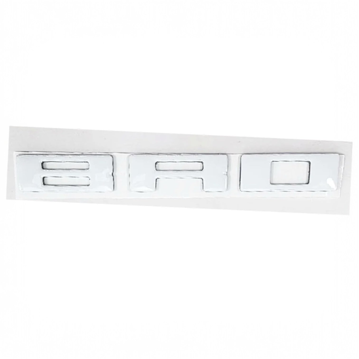 AMP Oxford White Raised Dash Letter Inserts for 2021+ Ford Bronco | AMP-85112-005