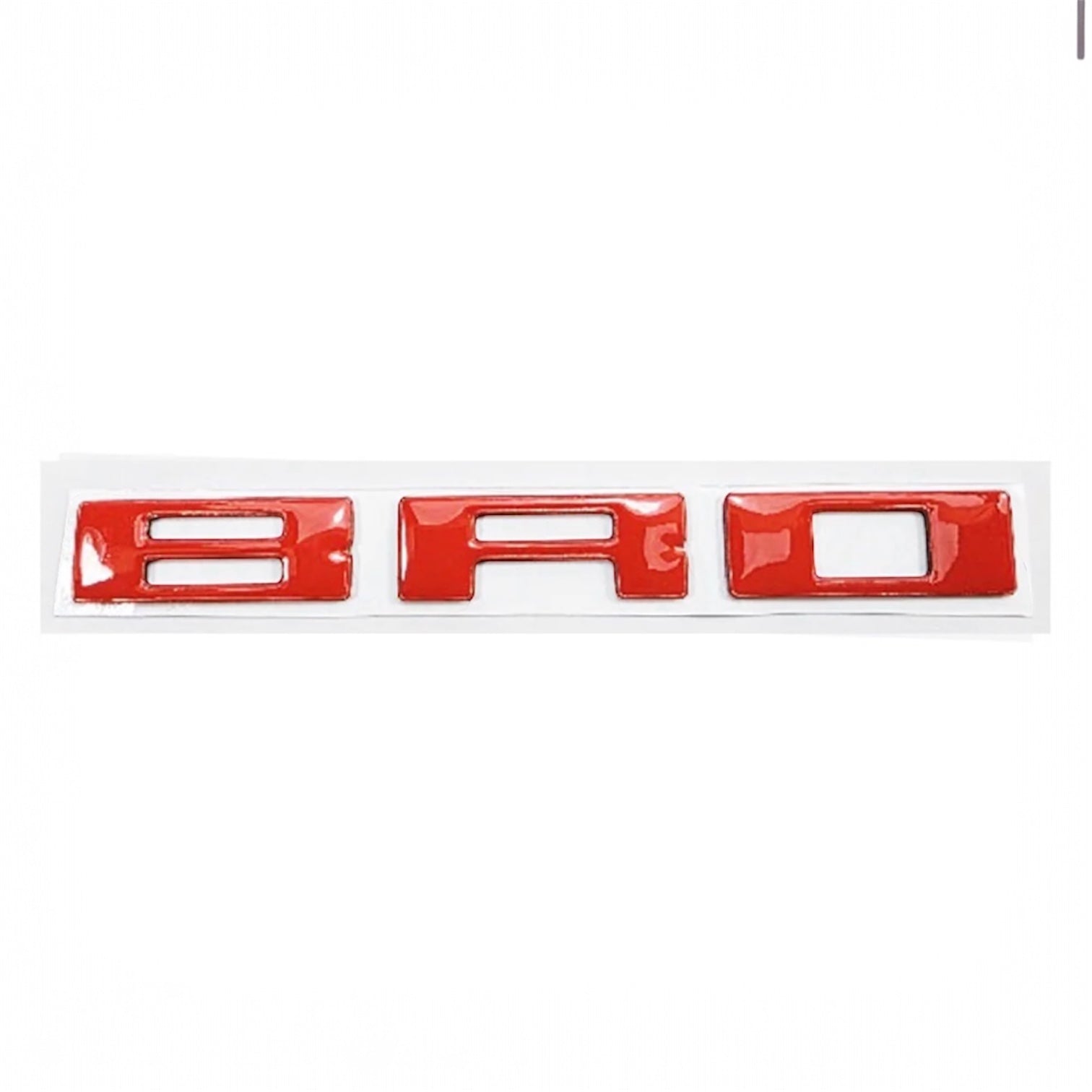 AMP Code Orange Raised Dash Letter Inserts for 2021+ Ford Bronco | AMP-85112-001