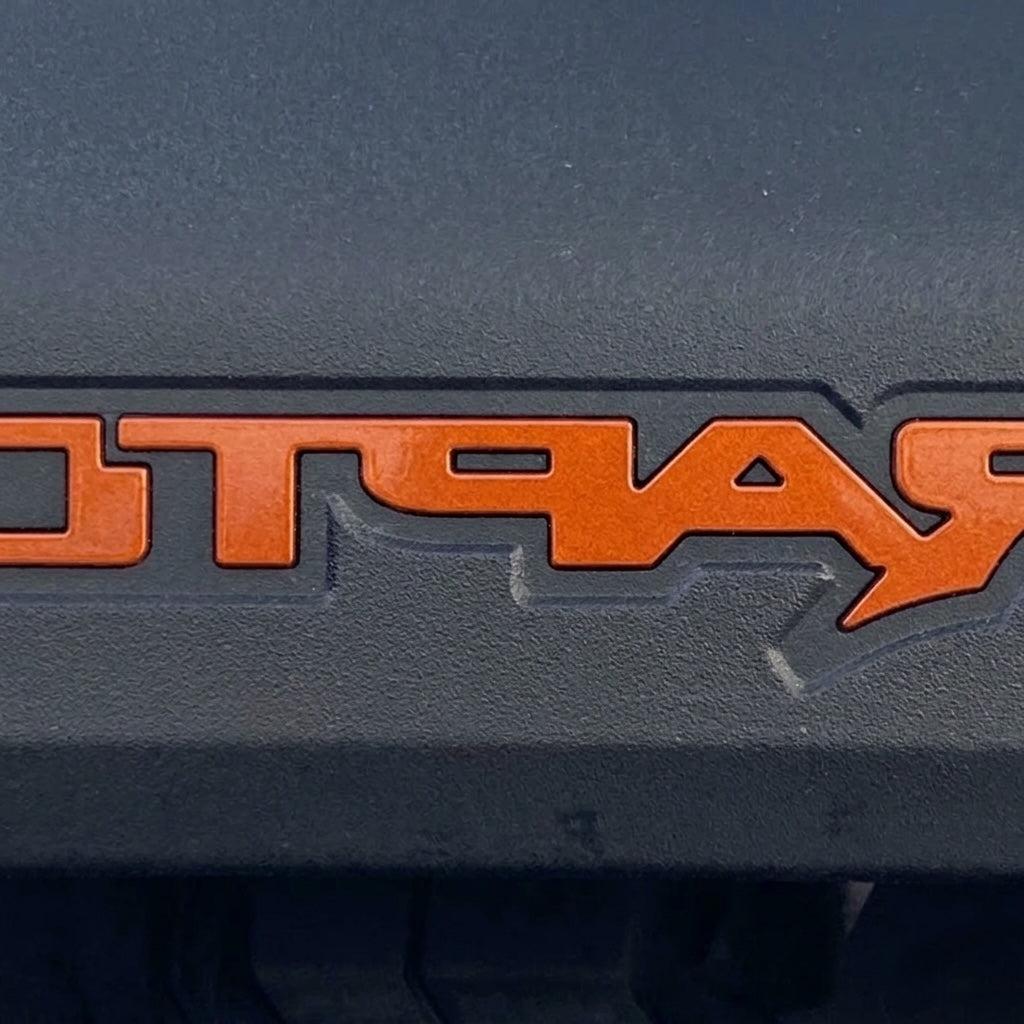 AMP ABS 3rd Brake Light Emblem Inserts Letters for 22+ Ford Bronco Raptor (Code Orange) | AMP-85122-001