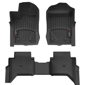 WeatherTech FloorLiner Front Floor Mats Tan - 2024-2026 Ford Ranger & Ranger Raptor