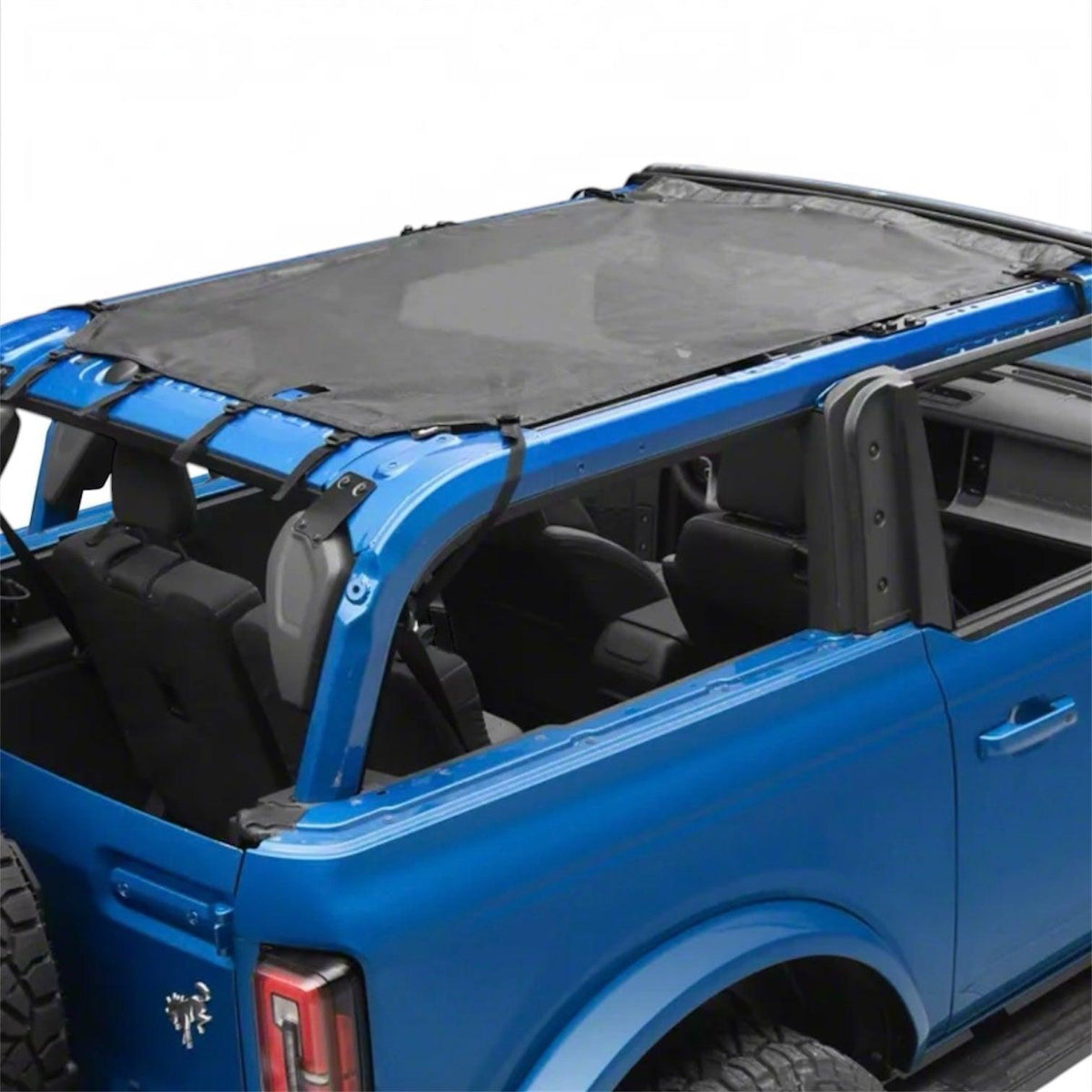 Bestop Safari Bimini Mesh Bikini Top for 2021+ Ford Bronco 2-Door - 52422-11