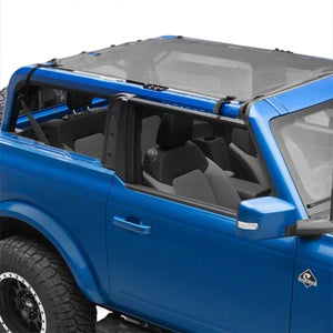 Bestop Safari Bimini Mesh Bikini Top for 2021+ Ford Bronco 2-Door - 52422-11